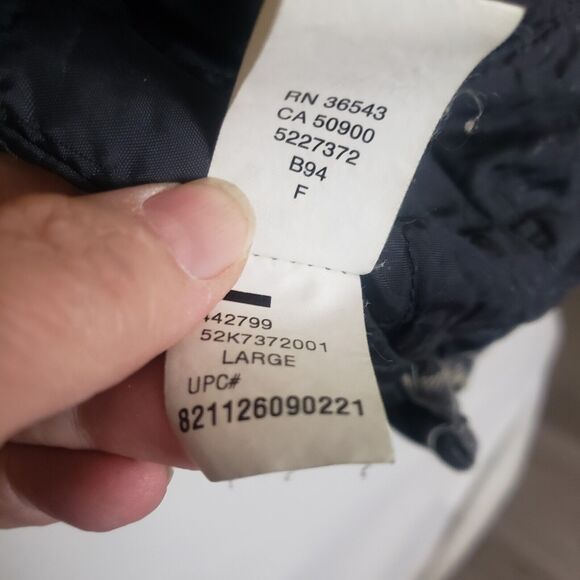 Vintage Arrow‎ Blue Jean Company Flannel Quilted Work Chore Shirt Shacket. Sz L - Picture 9 of 10